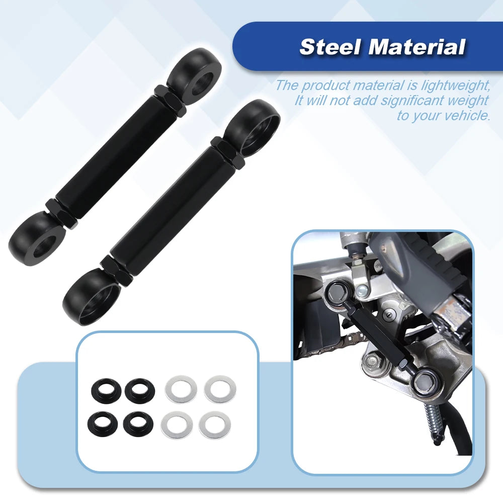 Pour Suzuki RM125 RM250 BOULEVARD volusia VL800 Yamaha FZ750 FZ700 Tenere 700 réglable suspension rabaissement drop raccord kit