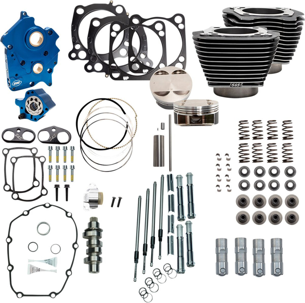S&S Cycle Pack Puissance 128" pour M8 114"/117" Refroidi par Huile