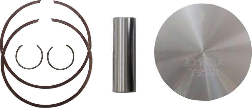 Segments de piston Wossner Kit CR250R 02-04 66 pour Honda CR 250 R — réf 09104773