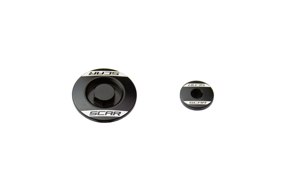 Scar Moteur Bouchon KXF Noir