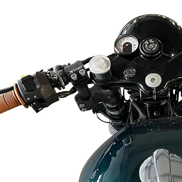 Pour 43MM 50MM réglable clip-on guidon fully movable stunt rehausses direction track moto clip-ons avec stunt