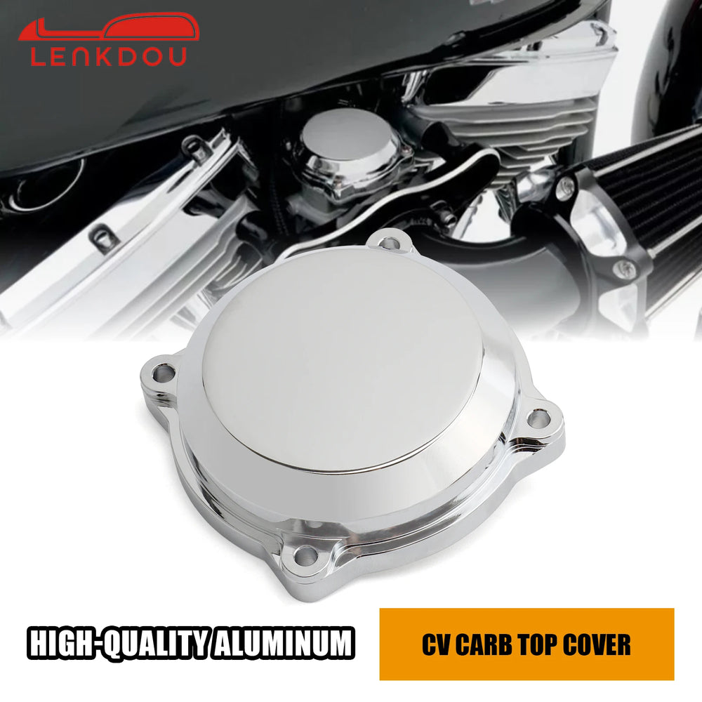 Moto aluminium CV carburateur supérieur protection noir chromé pour Harley Touring Softail Dyna FXR Sportster avec CV40 carburateur 1988-2006