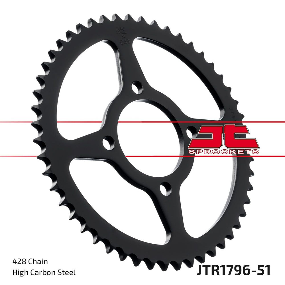 JT Sprockets Pignon Arrière 51T 428