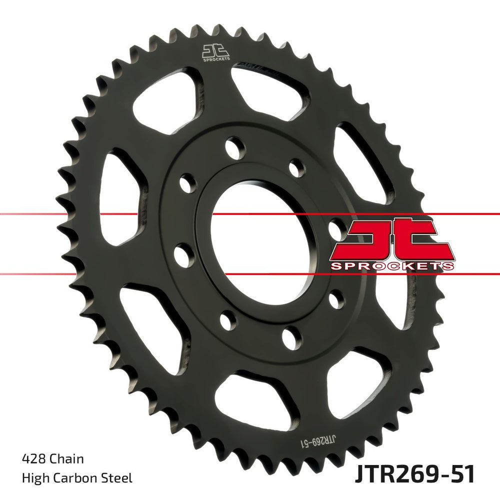 JT Sprockets Pignon Arrière 51T 428