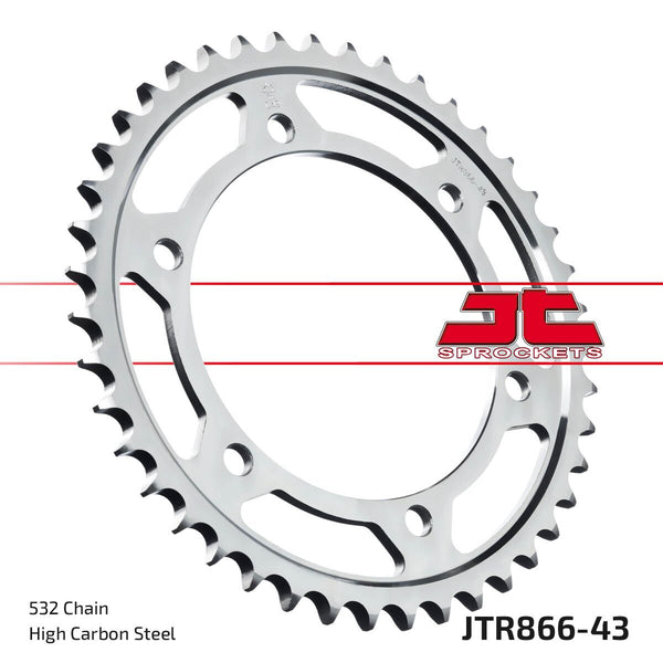 JT Sprockets Couronne arrière en acier