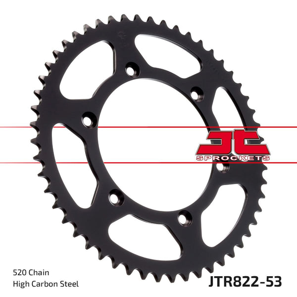 JT Sprockets Pignon Arrière 53T 520