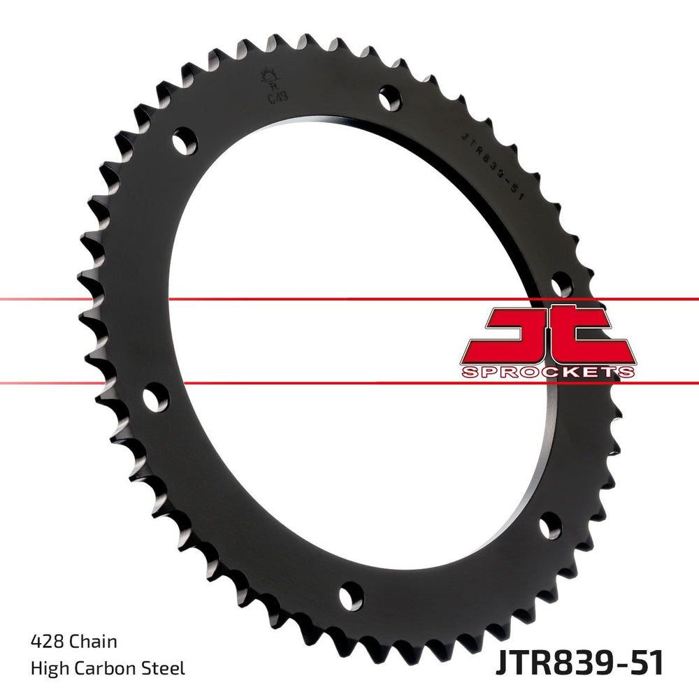 JT Sprockets Pignon Arrière 51T 428