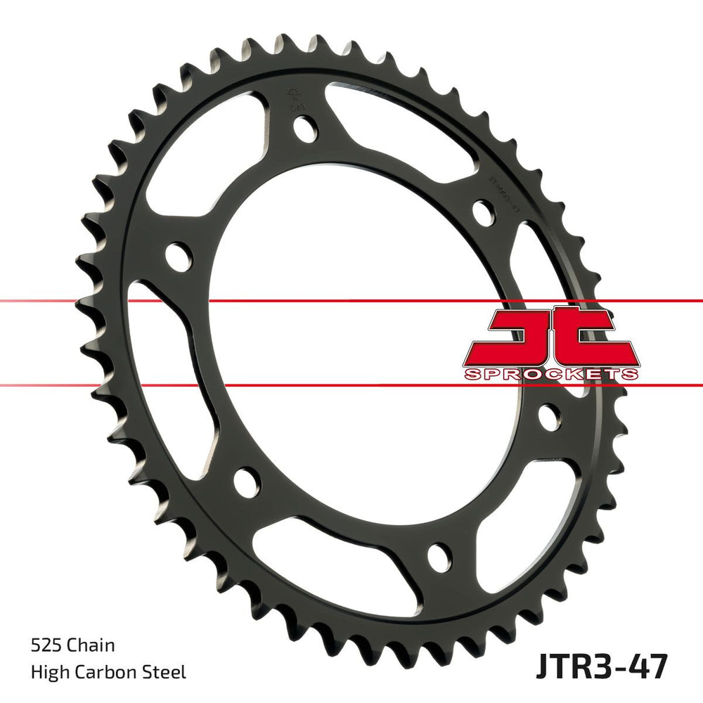 JT Sprockets Pignon Arrière 47T 525 BLK