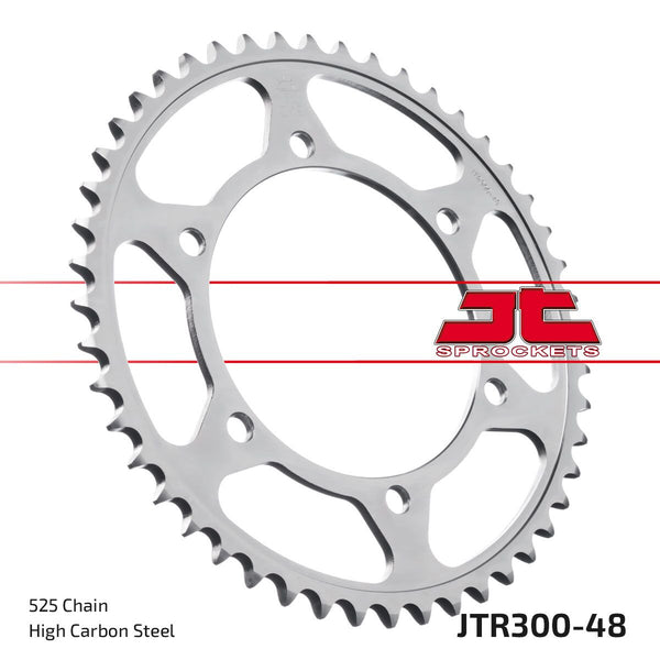 JT Sprockets Pignon Arrière 48T 525 BLK