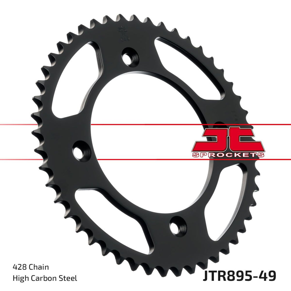 JT Sprockets Pignon Arrière 49T 428 BLK