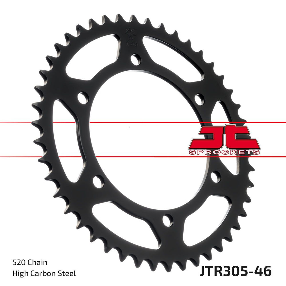 JT Sprockets Pignon Arrière 46T 520 BLK