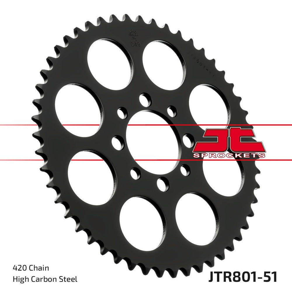 JT Sprockets Pignon Arrière 51T 420