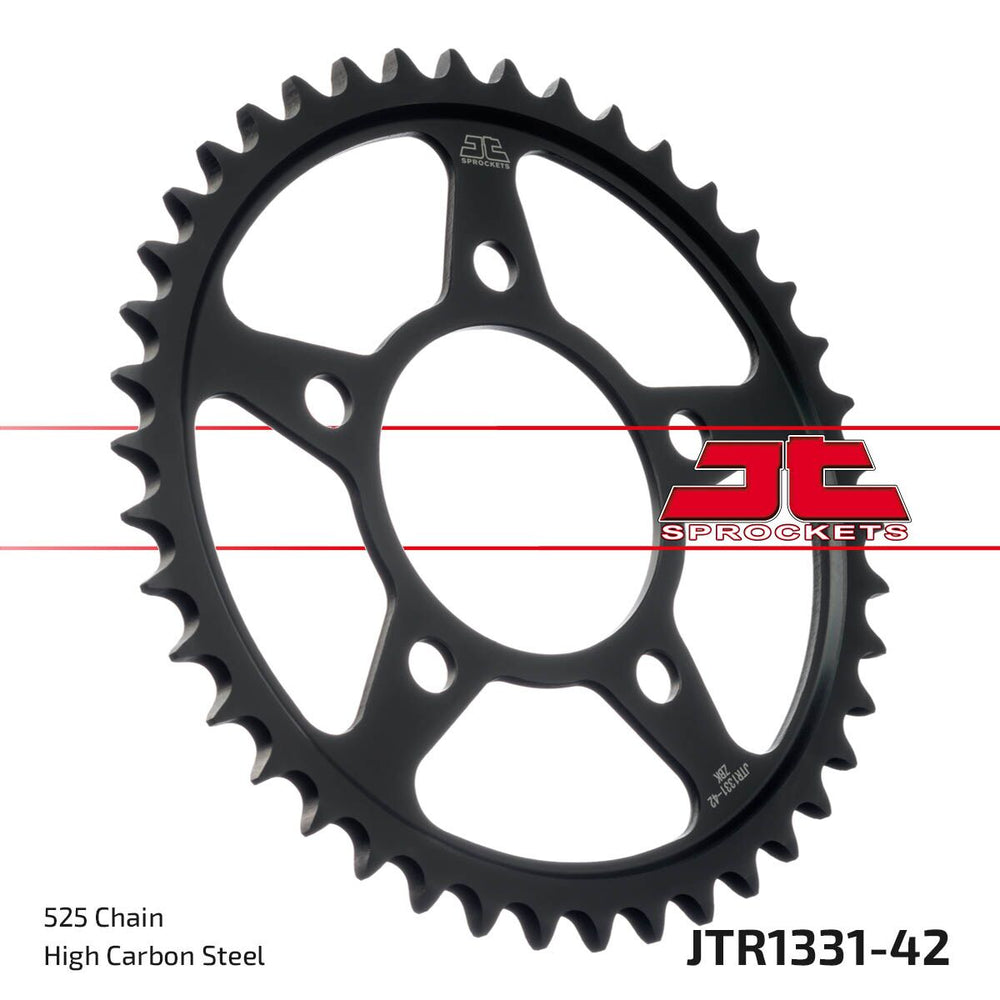 JT Sprockets Pignon Arrière 42T 525 BLK
