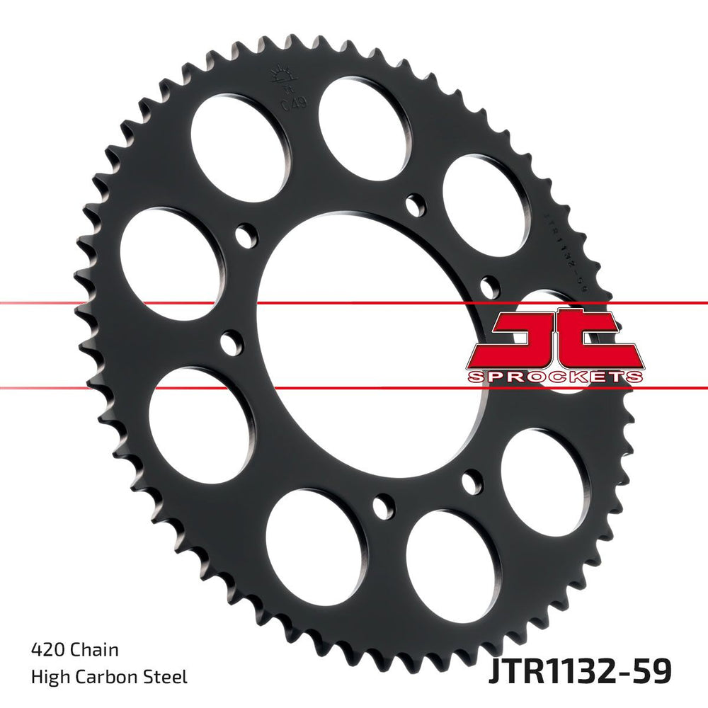 JT Sprockets Pignon Arrière 420 59T