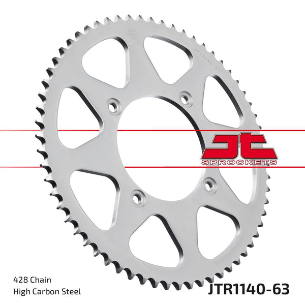 JT Sprockets Pignon Arrière 428 63T