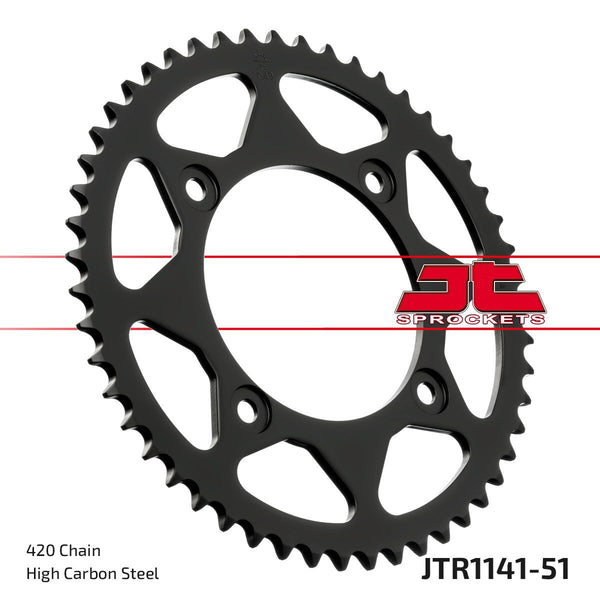 JT Sprockets Pignon Arrière 420 51T