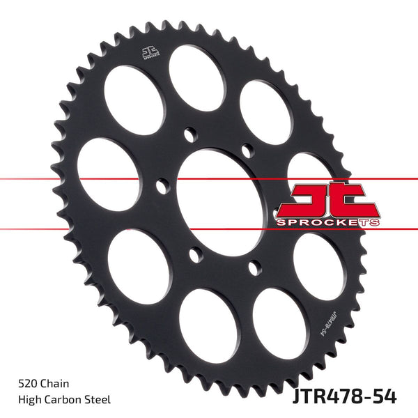 JT Sprockets Pignon Arrière 54T 520
