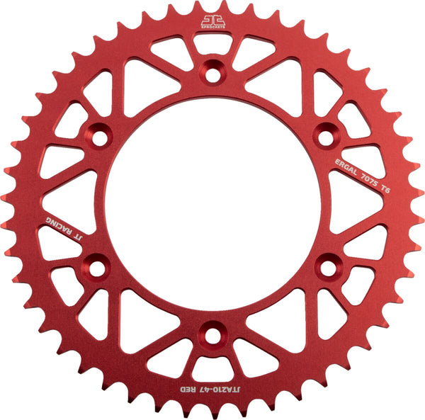 JT Sprockets Pignon RL 47T Hon Rouge