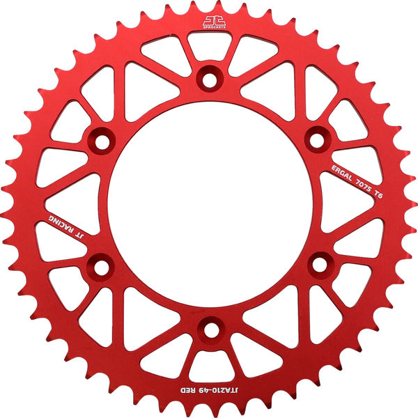 JT Sprockets Pignon RL 49T Hon Rouge