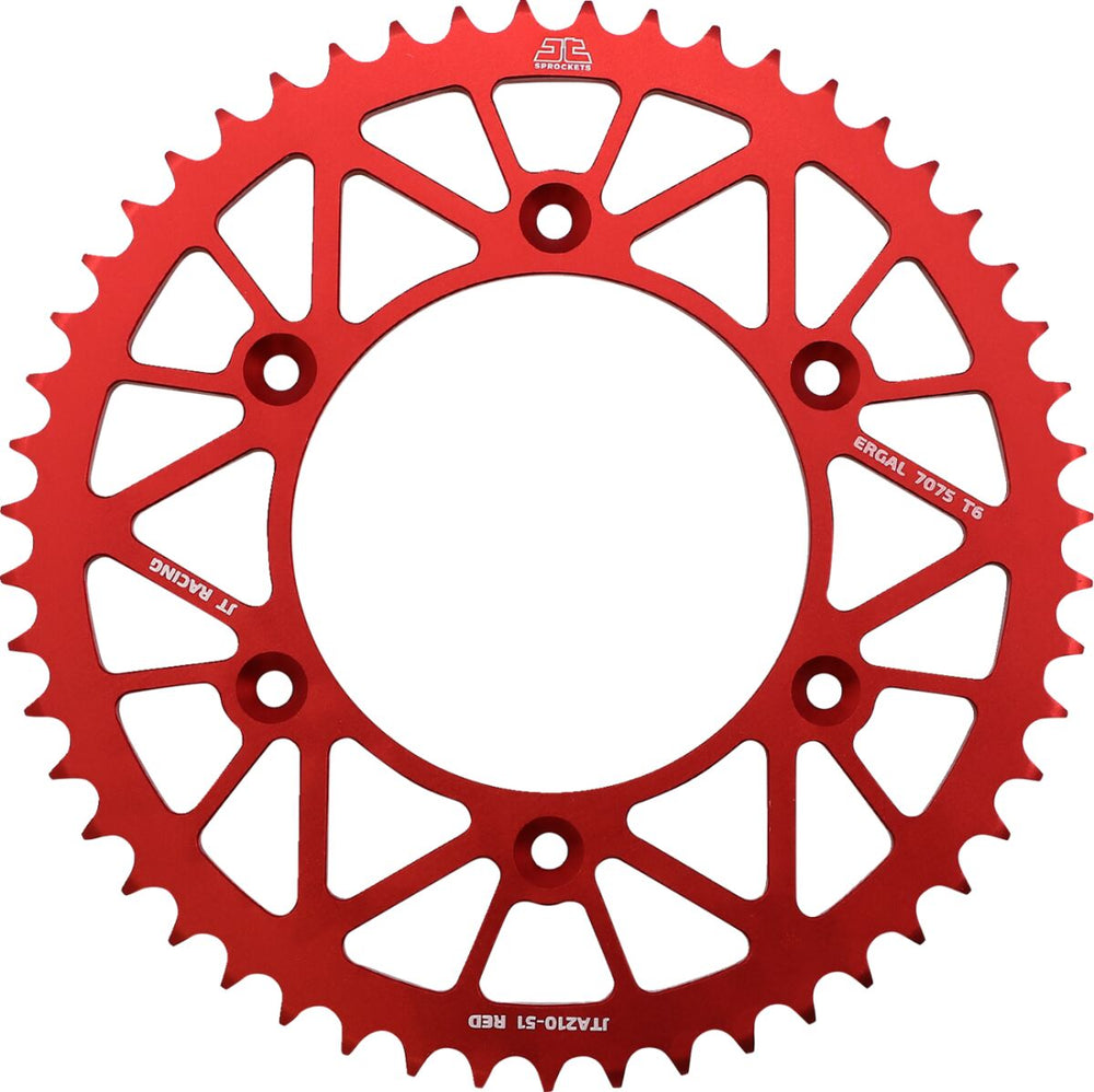 JT Sprockets Pignon RL 51T Hon Rouge