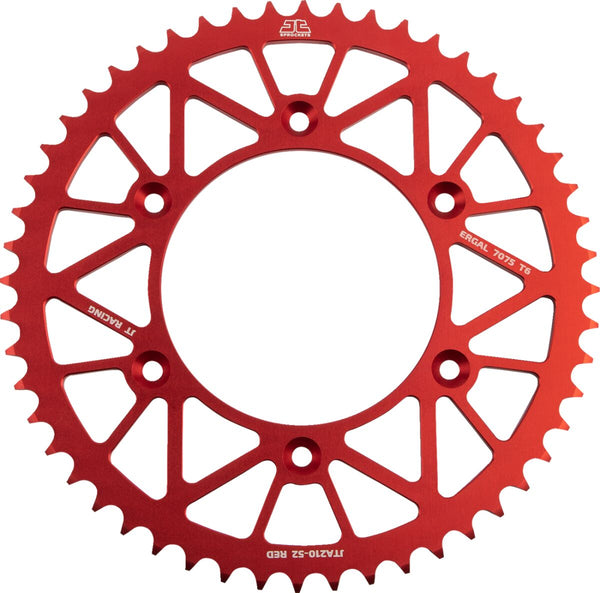 JT Sprockets Pignon RL 52T Hon Rouge