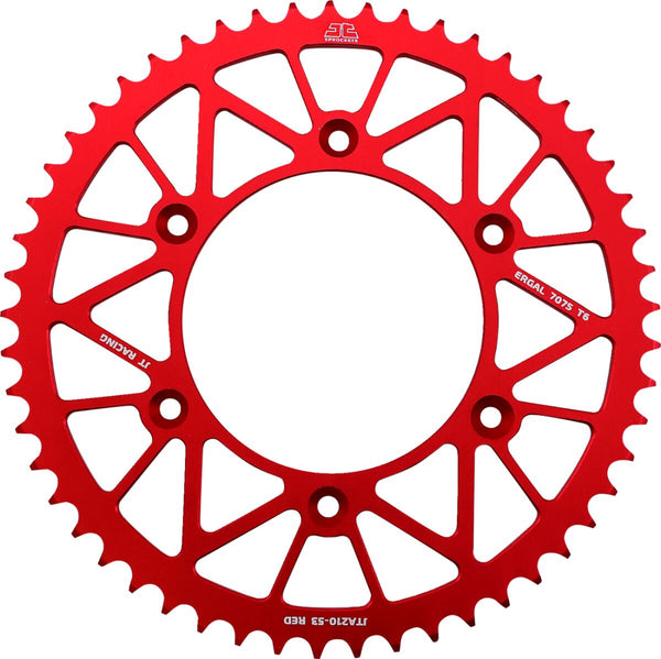 JT Sprockets Pignon RL 53T Hon Rouge