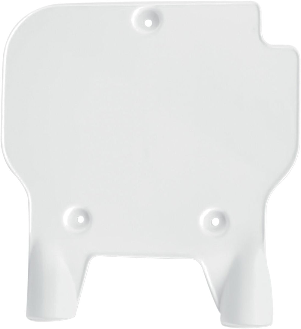 UFO FRT Plaque KX80 91-97 WHT
