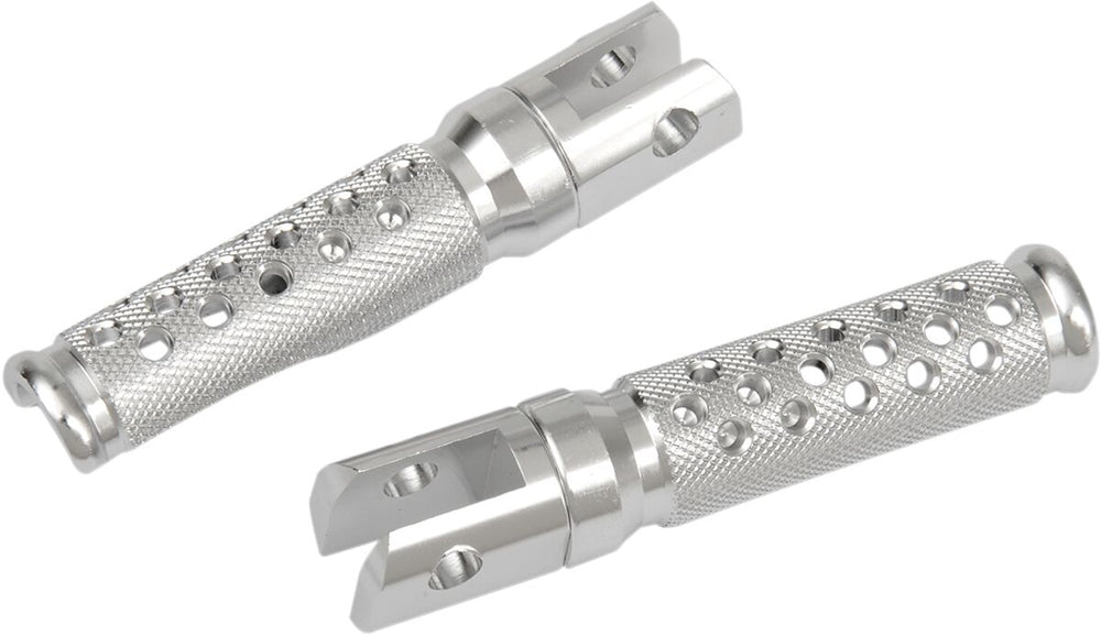 Repose-pieds Emgo Slash-cut Argent pour Honda CBR 1000 F, CBR 1000 RR, CBR 1000 RRS et 12 autres modèles — réf 16200202