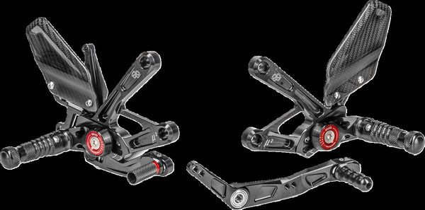 Gilles Tooling Rearset MUE2 Yamaha Noir