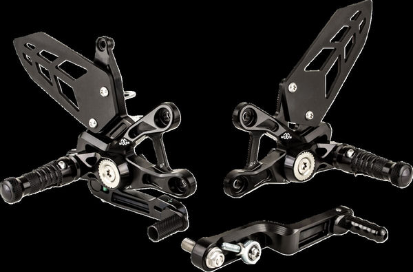 Gilles Tooling Rearset MUE2 Suzuki Noir