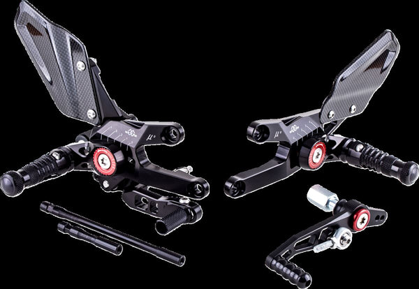 Gilles Tooling Rearset MUE2 Honda Noir
