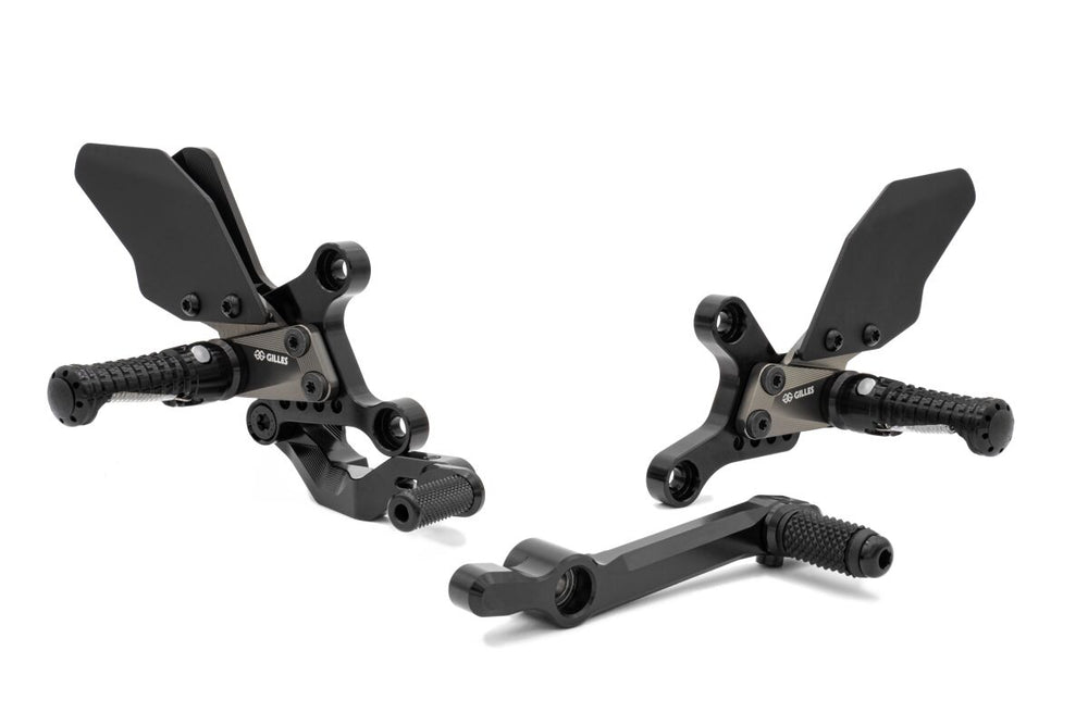 Gilles Tooling Réglable Rearset Noir Yamah