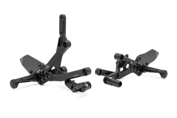 Gilles Tooling Rearset FXR2 Noir Dull Ducati
