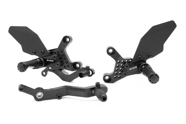 Gilles Tooling Réglable Rearset Noir Yamah