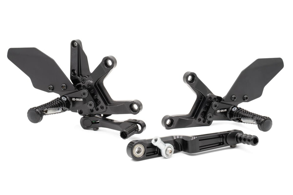 Commandes reculées Gilles Tooling Réglable Rearset AS31GT3 Bla pour Honda CB 1000 ABS et CB 1000 SP2 ABS — réf 16230653