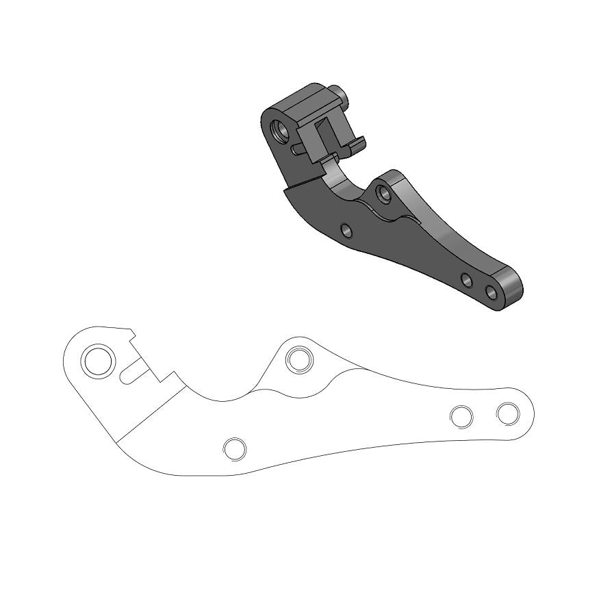 Moto-Master Frein Étrier Adaptor SM
