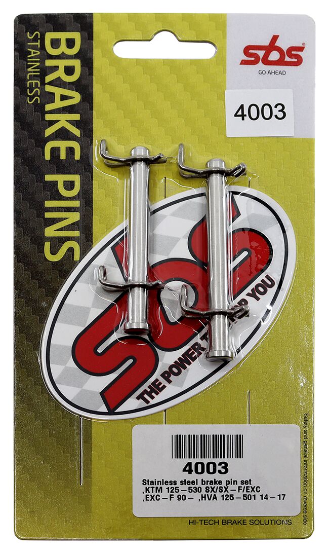 Kit de réfection d'étrier SBS Frein Pin — réf 17020699