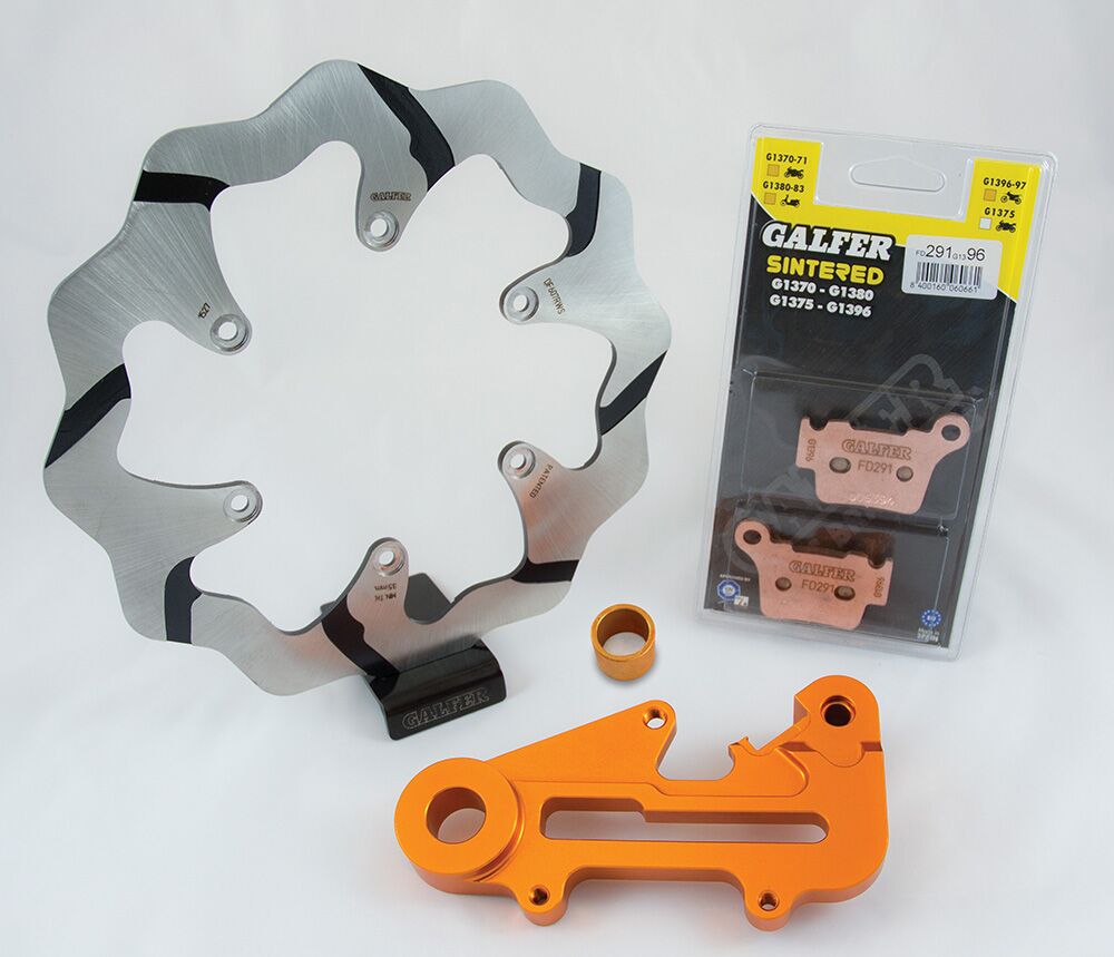 Kit de conversion de frein Galfer Arrière Oversize 240MM pour Husaberg FE 250, Husaberg FE 350, Husaberg FE 390 et 22 autres modèles — réf 17040552