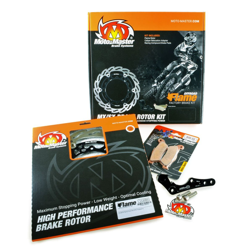 Kit de conversion de frein Moto-Master Avant Float 270MM pour Fantic XX 250, Fantic XXF 250, Fantic XXF 450 et 6 autres modèles — réf 17040566