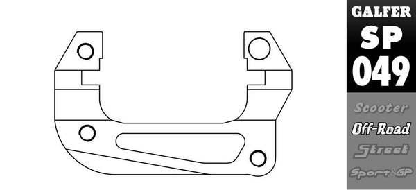 Galfer Frein Étrier Adaptor