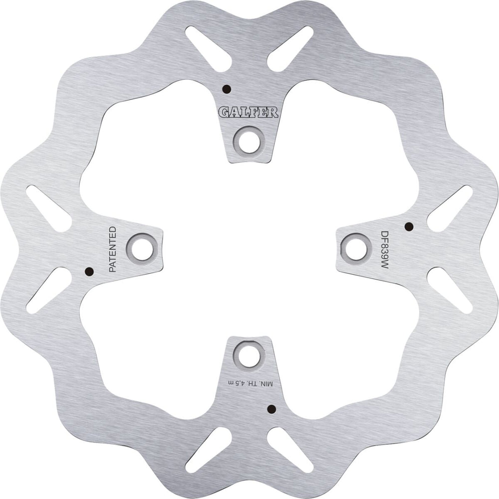 Disque de frein route Galfer Fixe Wave pour Ducati MONSTER 1200 ABS, MONSTER 1200 R ABS, MONSTER 1200 S ABS et 13 autres modèles — réf 17103144