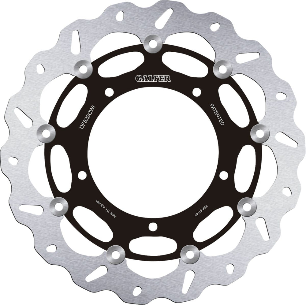 Disque de frein route Galfer Float Wave Gauche pour Yamaha XTZ 1200 ABS, XTZ 1200 E ABS et YZF-R1 1000 — réf 17103850
