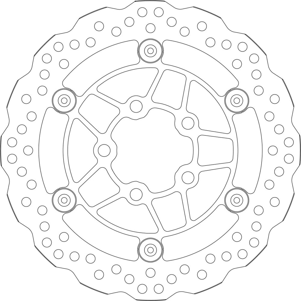 Disque de frein route SBS RTR Round — réf 17104405