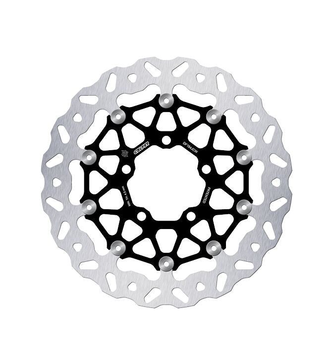 Disque de frein route Galfer Wave Floatech pour Kawasaki EN 650, EN 650 ABS, ER-6F 650 et 17 autres modèles — réf 17104832