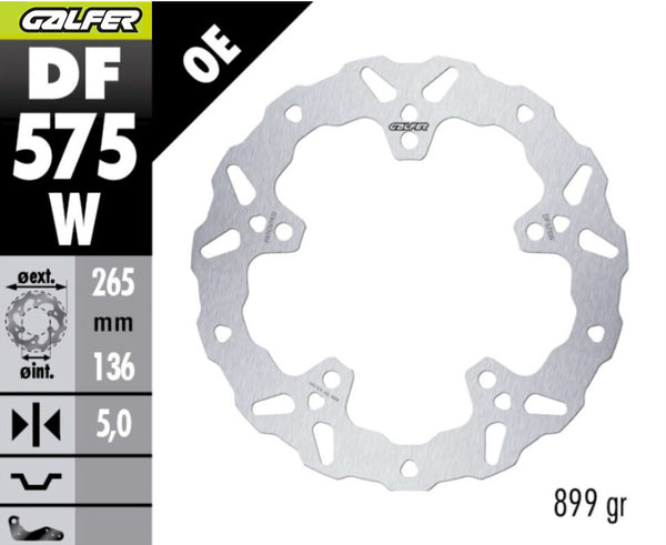 Galfer Frein Disque Wave Fixe RR