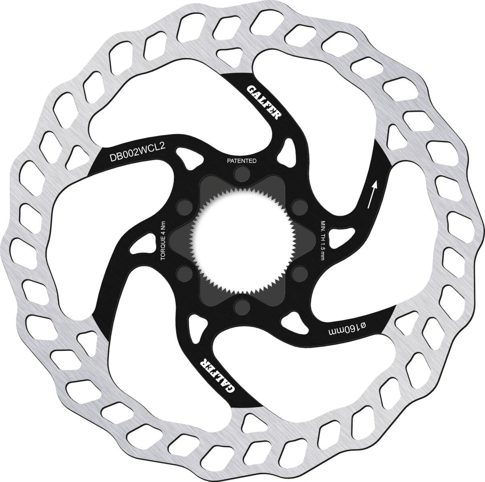 Disque de frein tout-terrain et quad Galfer Wave 160x2 0MM C-lock — réf 17112258