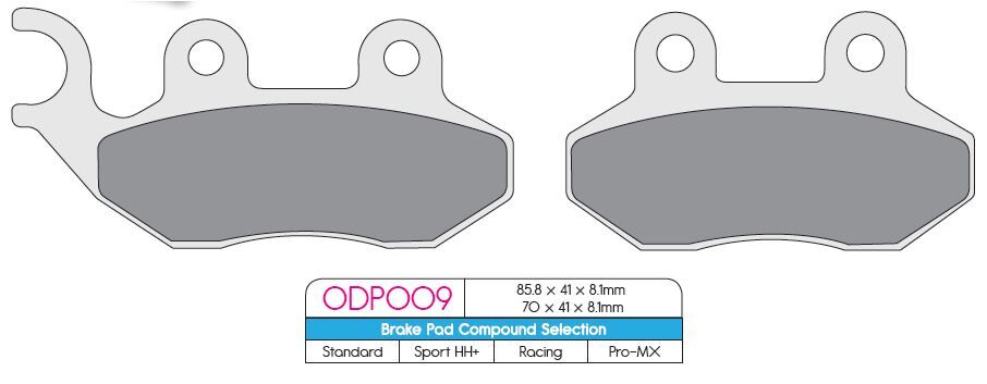 DP Brakes Frein Plaquette Sym