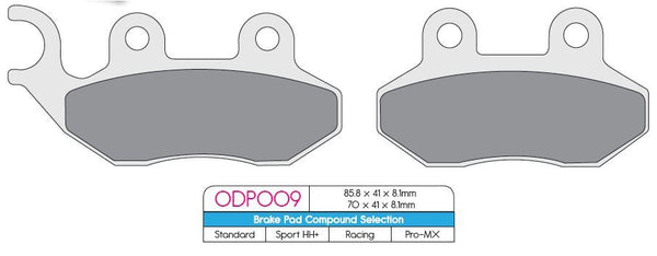 DP Brakes Frein Plaquette Sym