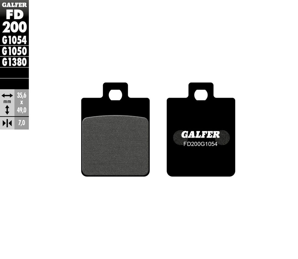 Galfer Plaquettes de frein semi-métalliques