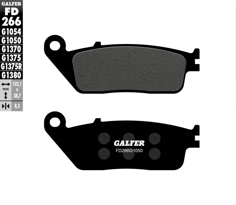 Galfer Frein Plaquette Semi Metal Scooter